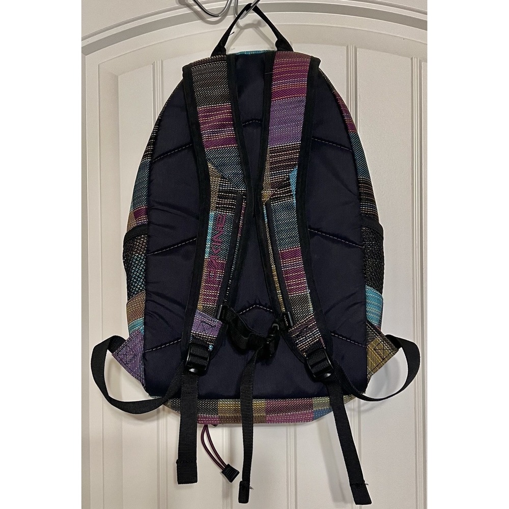 Dakine GirlsTurquoise Purple Green Grom 13L Girls Backpack - Picture 2 of 14